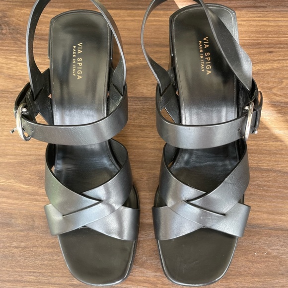 Via Spiga Block Heel Sandal- Sz 8.5 - Picture 7 of 7